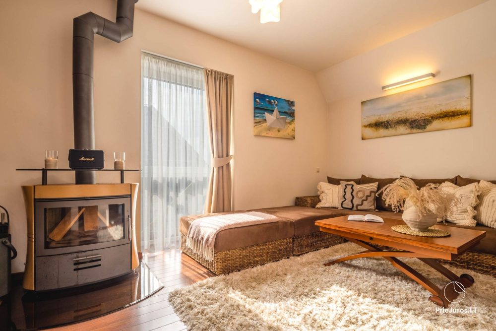 70 m² Apartments mit Terrasse und Lagunenblick + SPA | Nida