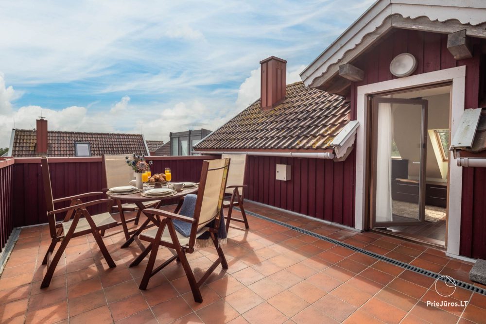 70 m² Apartments mit Terrasse und Lagunenblick + SPA | Nida
