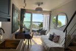 Ein stilvolles Apartment für vier Personen in Pervalka am Ufer der Lagune. Wohnung mit Terrasse für zwei Personen in Juodkrante - 4