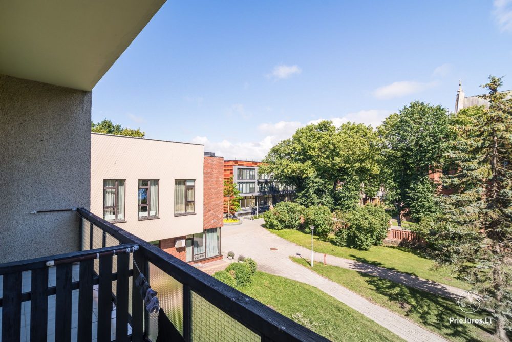 Rast im Zentrum von Palanga, neben der Kirche