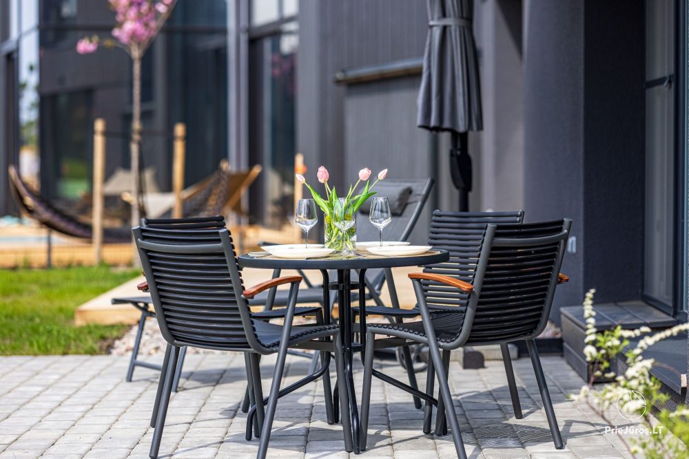 Basom home – Mein Meer 3, Kunigiškiai – Apartments mit Terrasse neben einem Öko-Pool, wunderschöne grüne Umgebung