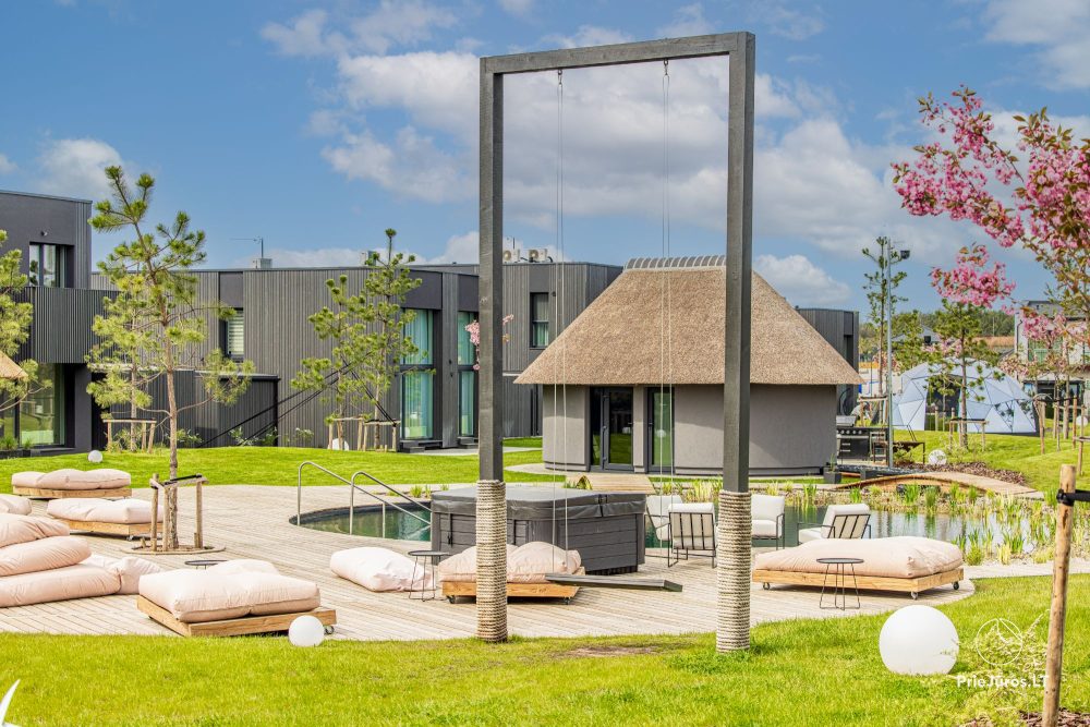 Basom home – Mein Meer 3, Kunigiškiai – Apartments mit Terrasse neben einem Öko-Pool, wunderschöne grüne Umgebung