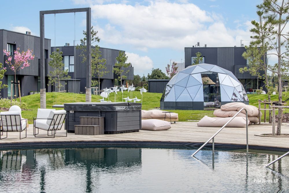 Basom home – Mein Meer 3, Kunigiškiai – Apartments mit Terrasse neben einem Öko-Pool, wunderschöne grüne Umgebung