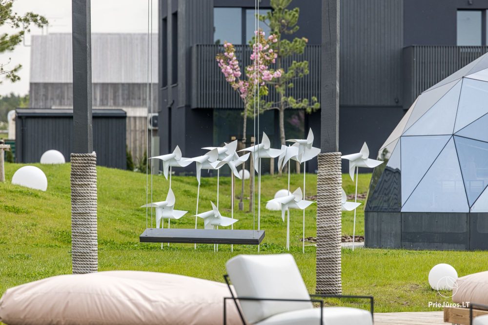 Basom home – Mein Meer 3, Kunigiškiai – Apartments mit Terrasse neben einem Öko-Pool, wunderschöne grüne Umgebung