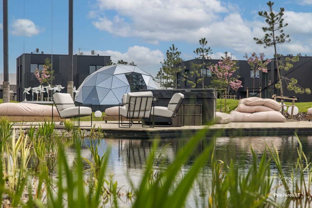 Basom home – Mein Meer 3, Kunigiškiai – Apartments mit Terrasse neben einem Öko-Pool, wunderschöne grüne Umgebung