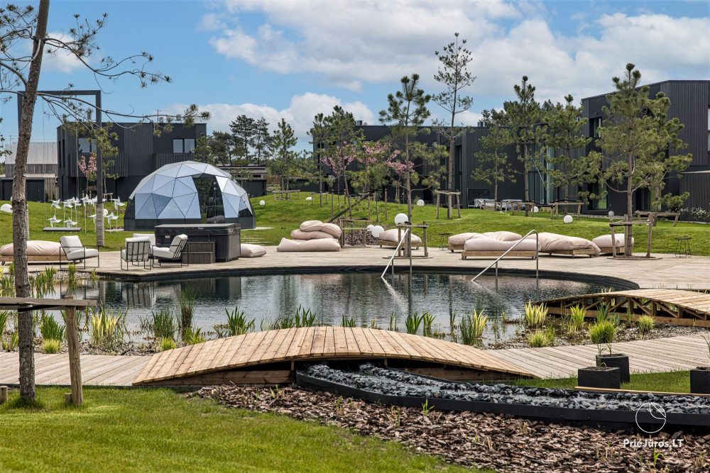 Basom home – Mein Meer 3, Kunigiškiai – Apartments mit Terrasse neben einem Öko-Pool, wunderschöne grüne Umgebung