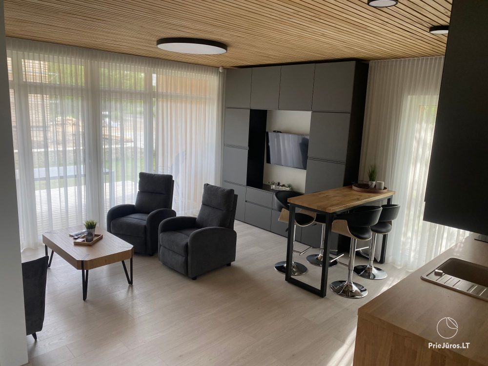 Erholung in Palanga – in Kunigiskiai, in neuen Ferienhäusern. Zum Meer 400 Meter