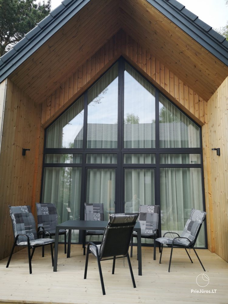 Erholung in Palanga – in Kunigiskiai, in neuen Ferienhäusern. Zum Meer 400 Meter