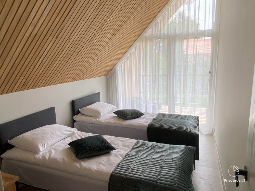 Erholung in Palanga – in Kunigiskiai, in neuen Ferienhäusern. Zum Meer 400 Meter