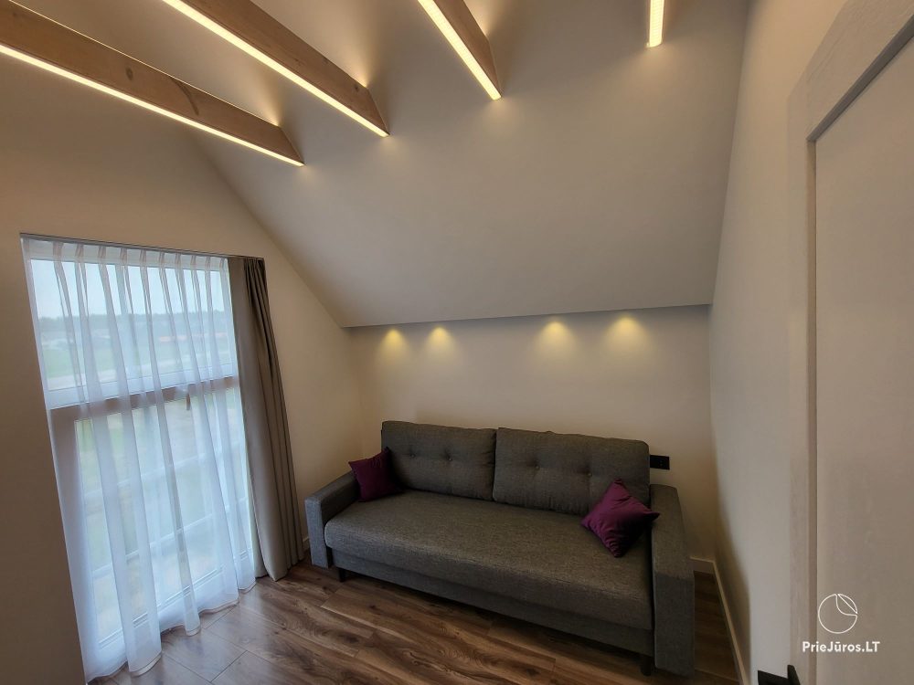 Neues Ferienhaus mit geräumiger Terrasse für bis zu 6 Personen in Kunigiskiai