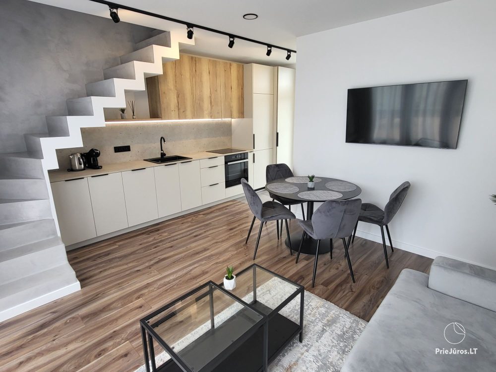 Neues Ferienhaus mit geräumiger Terrasse für bis zu 6 Personen in Kunigiskiai