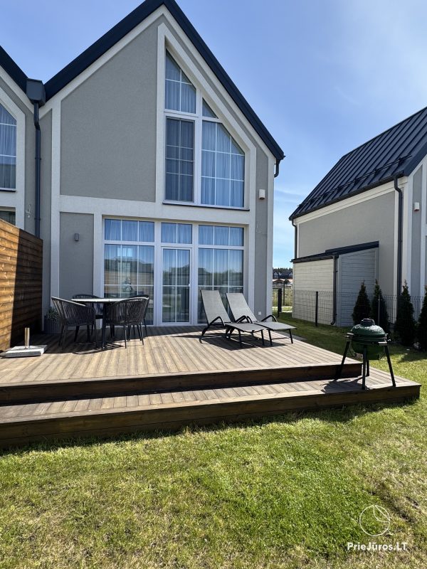 Neues Ferienhaus mit geräumiger Terrasse für bis zu 6 Personen in Kunigiskiai