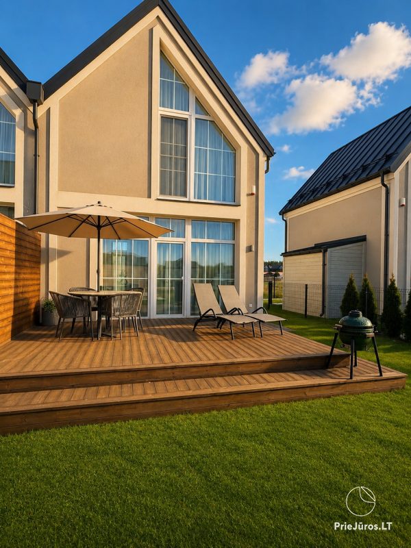 Neues Ferienhaus mit geräumiger Terrasse für bis zu 6 Personen in Kunigiskiai
