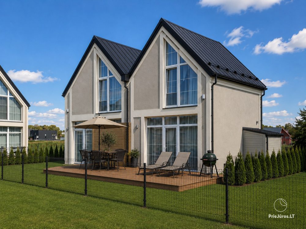 Neues Ferienhaus mit geräumiger Terrasse für bis zu 6 Personen in Kunigiskiai