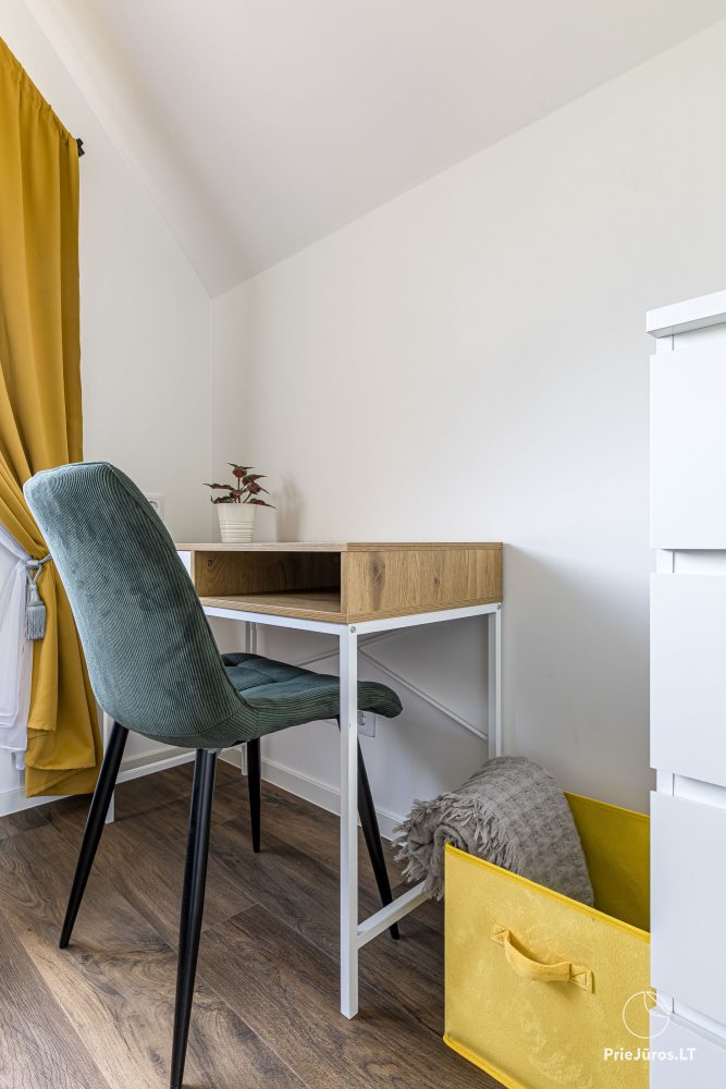 Jūržolė Home twins 1-2 – Kunigiškiai – zwei Sechs-Personen-Ferienhäuser mit Pool im Hof, Meer 600m