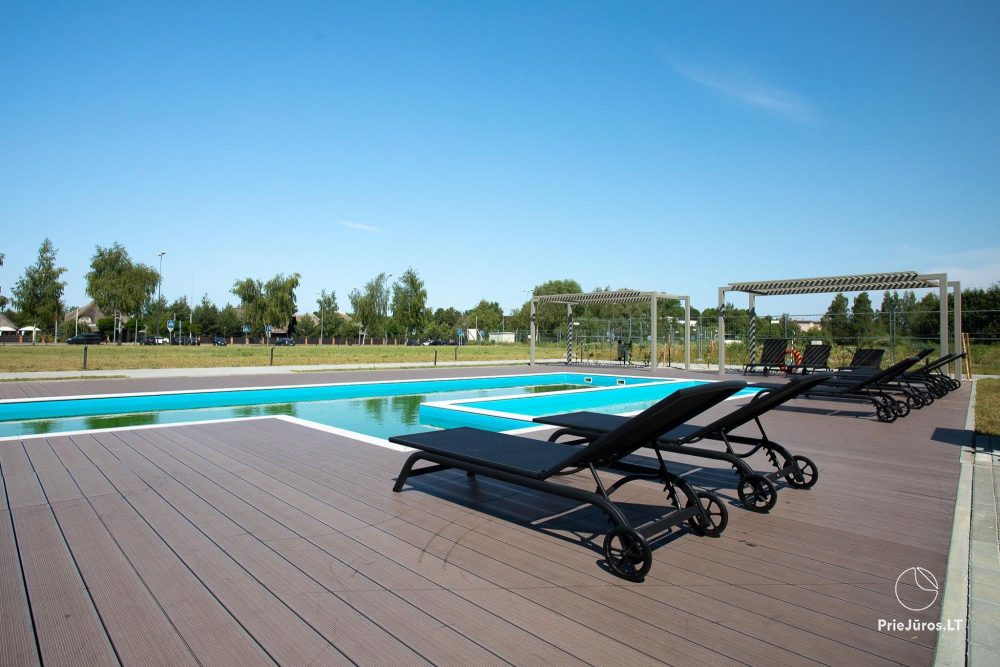 Wohnung mit Pool und Fitnessstudio zu vermieten in Sventoji