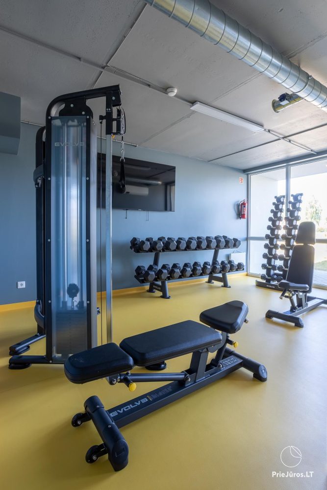 Wohnung mit Pool und Fitnessstudio zu vermieten in Sventoji