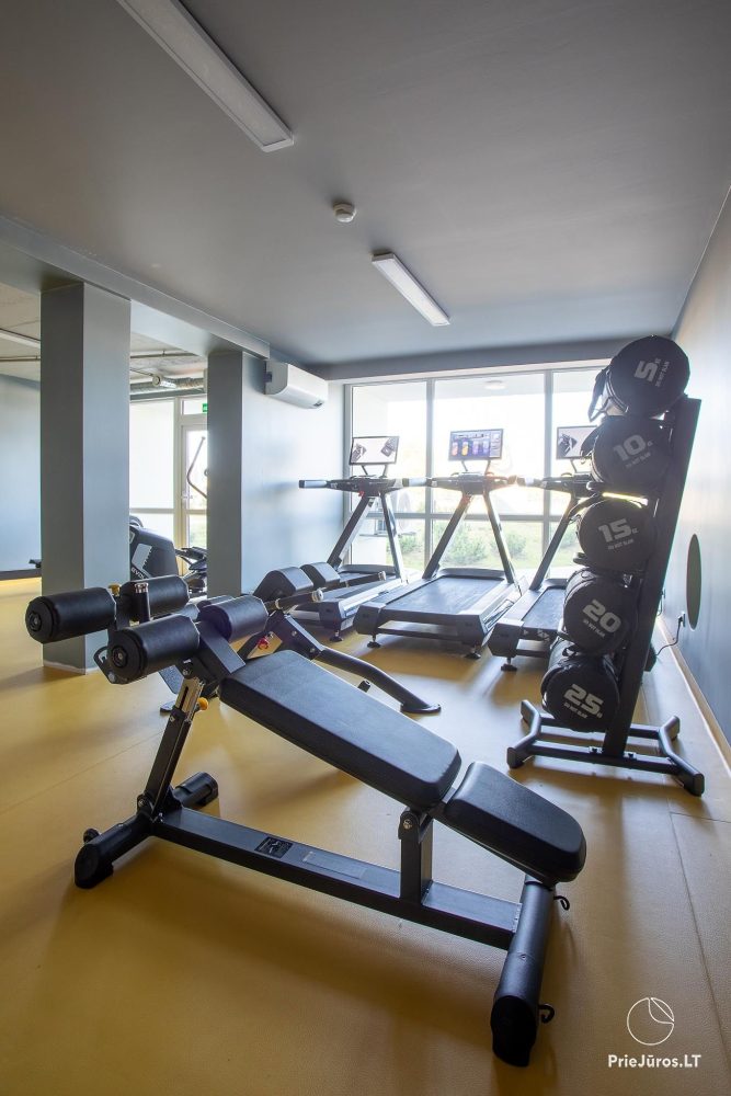 Wohnung mit Pool und Fitnessstudio zu vermieten in Sventoji