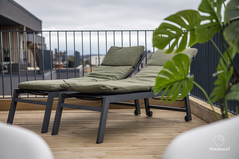 Kopa home – Mein Meer 2, Kunigiškiai. 2-Zimmer-Apartments mit Terrasse, Komplex mit Pool, Unterhaltung