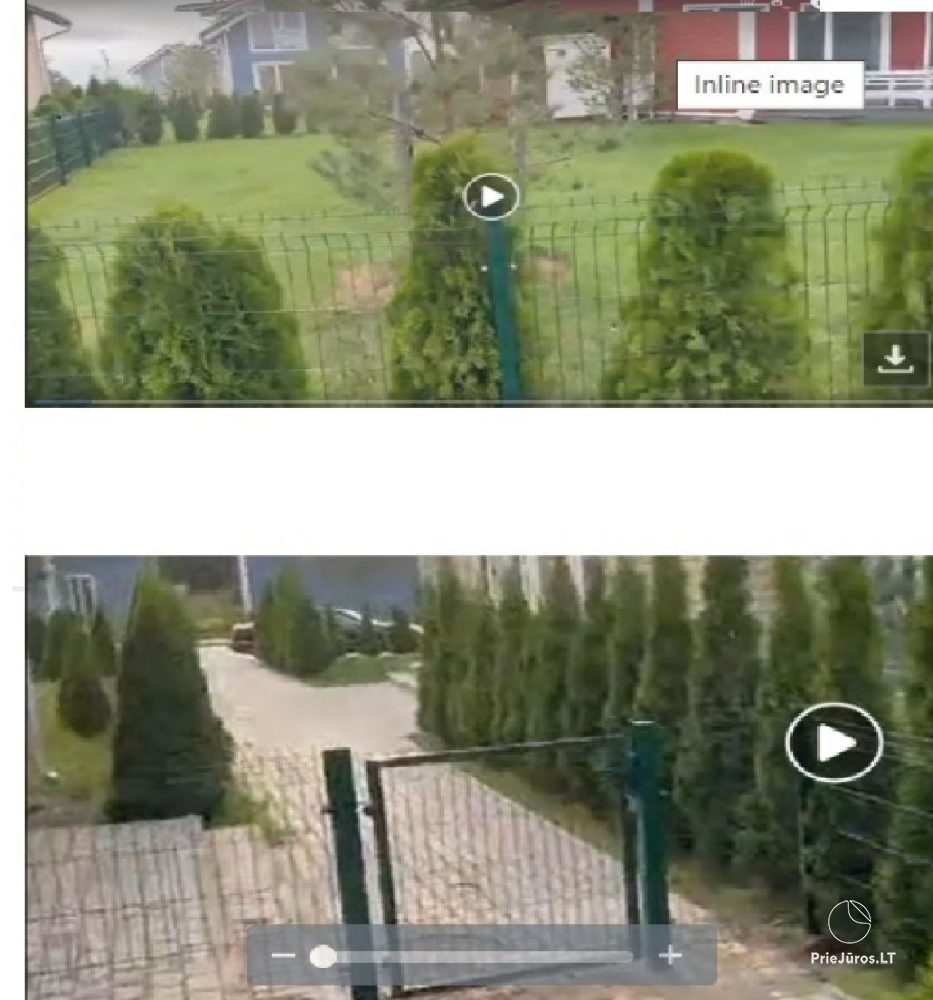 Das Ferienhaus „Vyšnia pajūryje“ ist haustierfreundlich
