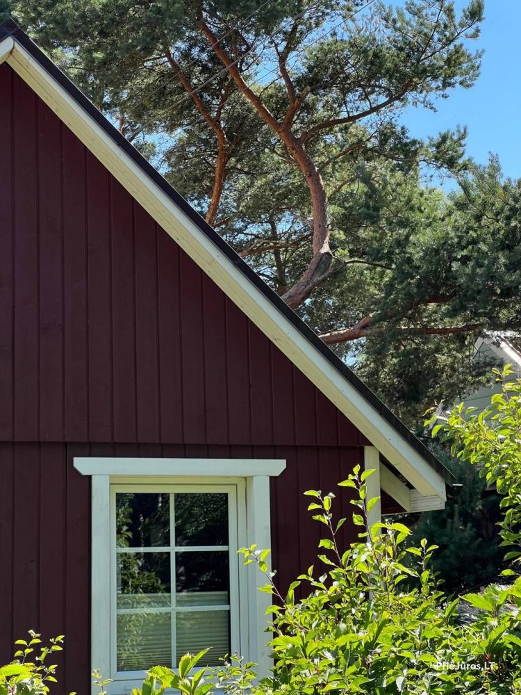 Les Dunes Rasthaus mit Terrasse in Sventoji. Nur 30m bis zum Meer