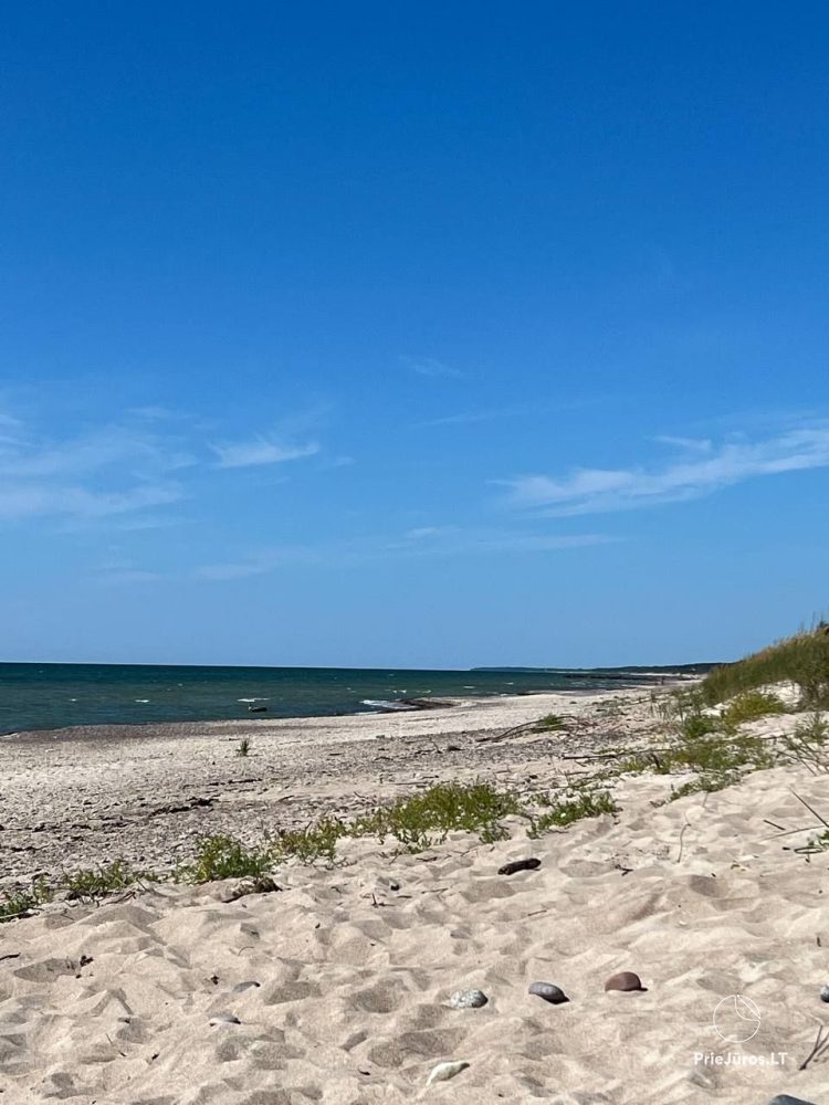 Les Dunes Rasthaus mit Terrasse in Sventoji. Nur 30m bis zum Meer