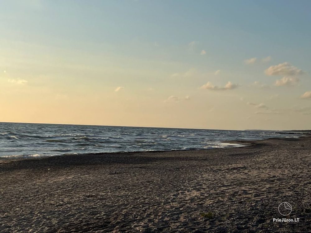 Les Dunes Rasthaus mit Terrasse in Sventoji. Nur 30m bis zum Meer