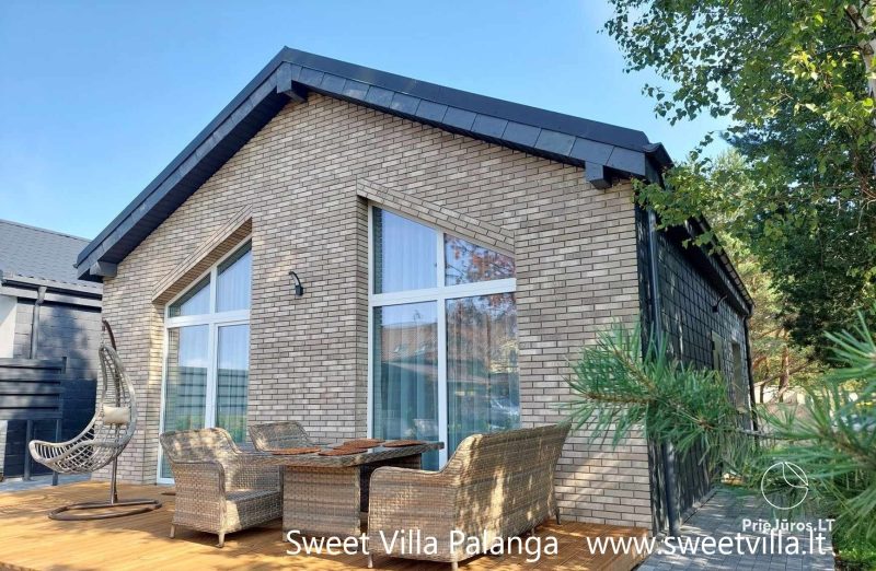 Neue Sweet villa in Palanga, in Monciskes, im Pinienwald