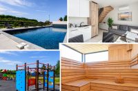 Eleonora - Ferienhaus „J7“ mit beheiztem Pool und Bädern in Monciske