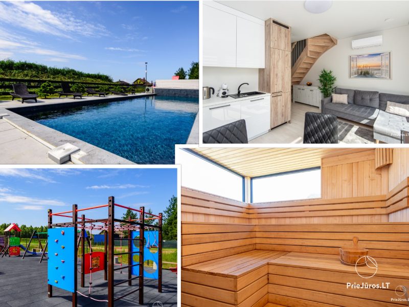 Eleonora - Ferienhaus „J7“ mit beheiztem Pool und Bädern in Monciske