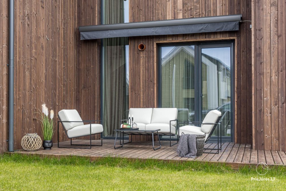 Sea Life home – Kunigiškiai – stilvolles Zweizimmer-Cottage, Pool im Garten
