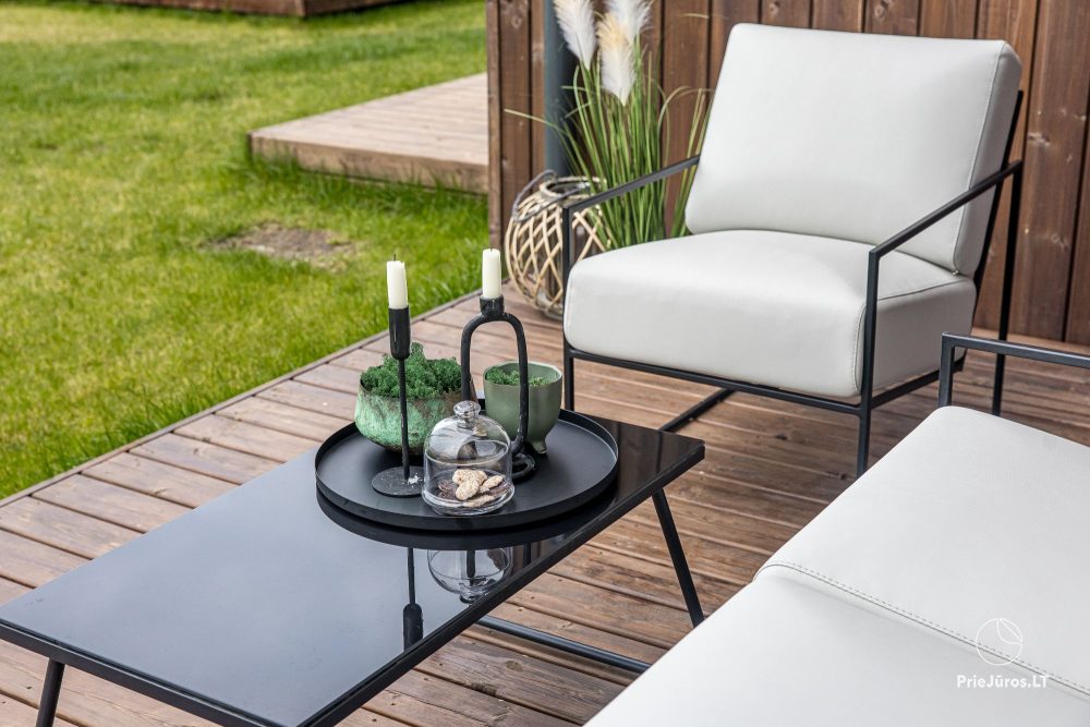 Sea Life home – Kunigiškiai – stilvolles Zweizimmer-Cottage, Pool im Garten