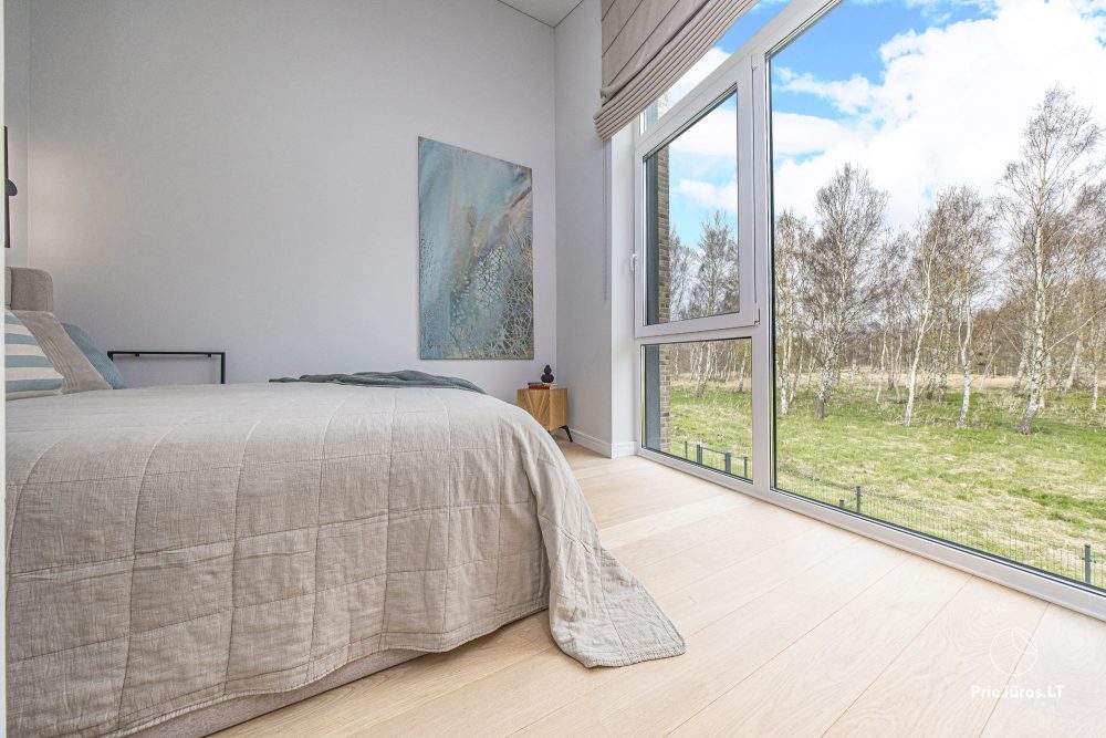 Fabula home - Monciškės - 2-Zimmer, geräumiges Cottage mit Terrasse für vier Personen im neuen J7 Beržas-Komplex mit Pools, Saunen und Grill