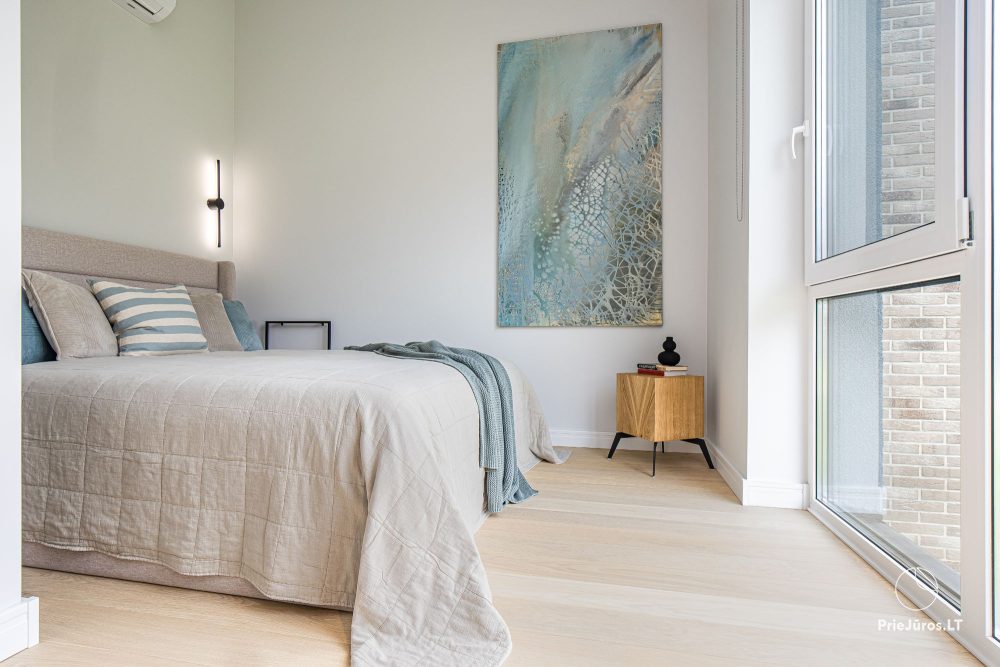 Fabula home - Monciškės - 2-Zimmer, geräumiges Cottage mit Terrasse für vier Personen im neuen J7 Beržas-Komplex mit Pools, Saunen und Grill