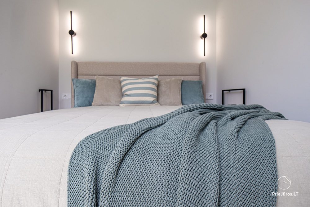 Fabula home - Monciškės - 2-Zimmer, geräumiges Cottage mit Terrasse für vier Personen im neuen J7 Beržas-Komplex mit Pools, Saunen und Grill