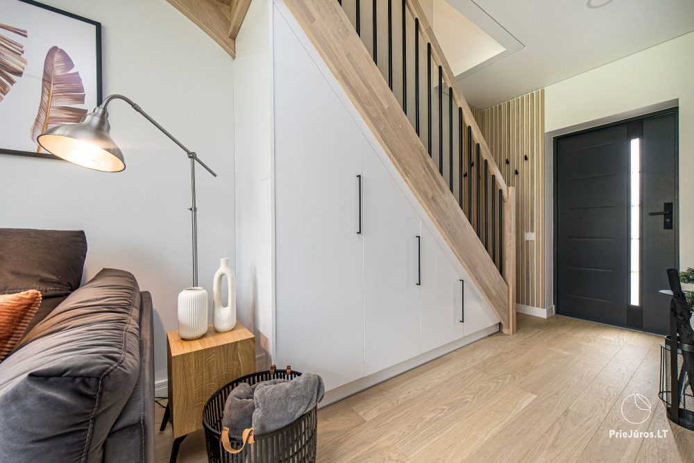 Fabula home - Monciškės - 2-Zimmer, geräumiges Cottage mit Terrasse für vier Personen im neuen J7 Beržas-Komplex mit Pools, Saunen und Grill