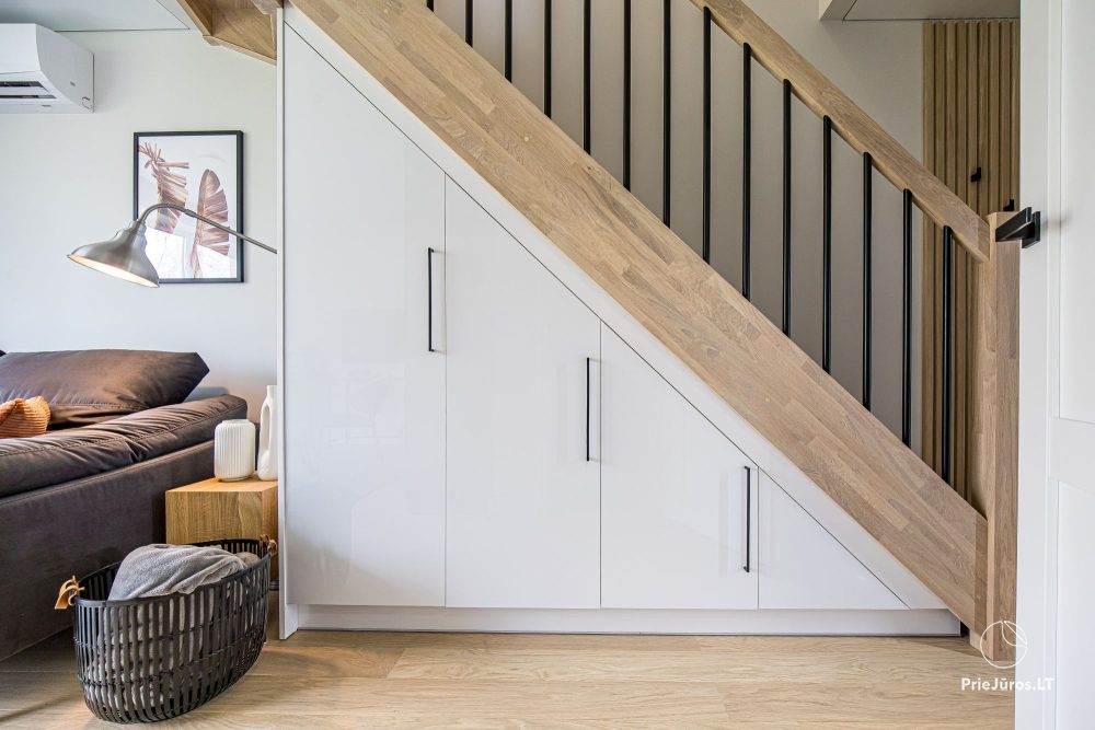 Fabula home - Monciškės - 2-Zimmer, geräumiges Cottage mit Terrasse für vier Personen im neuen J7 Beržas-Komplex mit Pools, Saunen und Grill