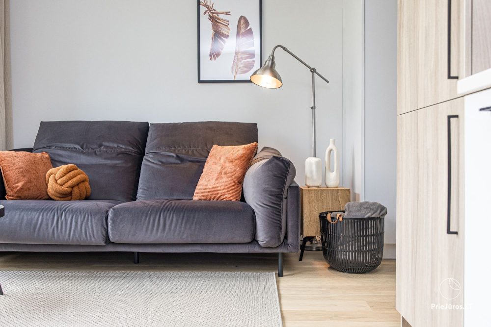 Fabula home - Monciškės - 2-Zimmer, geräumiges Cottage mit Terrasse für vier Personen im neuen J7 Beržas-Komplex mit Pools, Saunen und Grill