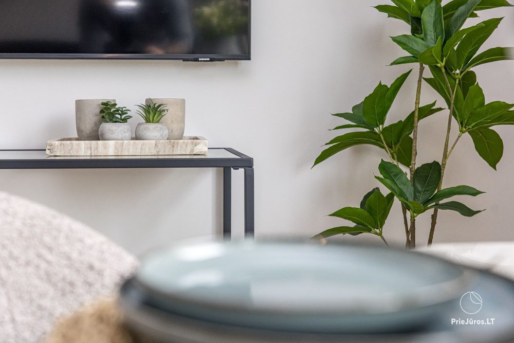 Fabula home - Monciškės - 2-Zimmer, geräumiges Cottage mit Terrasse für vier Personen im neuen J7 Beržas-Komplex mit Pools, Saunen und Grill