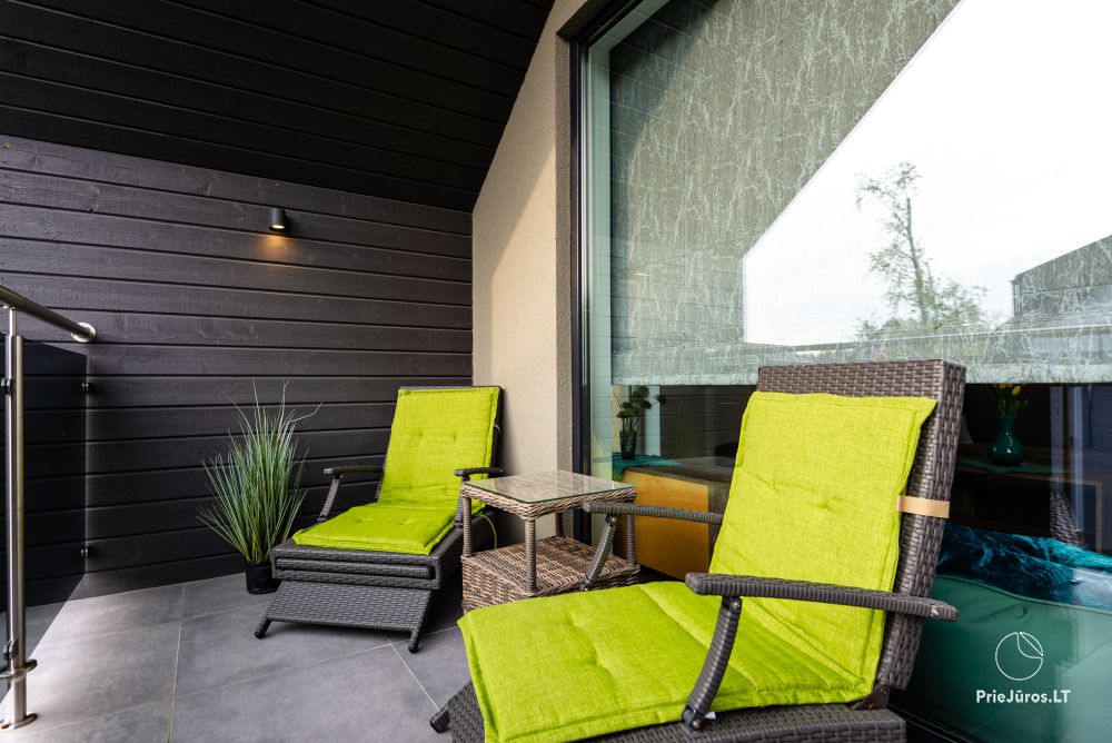 Osupio terasa Wohnung in Kunigiskai - für Ihre tolle Erholung am Meer!