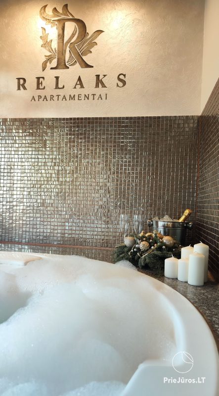 Apartment in Klaipeda mit Jacuzzi „Relaks“