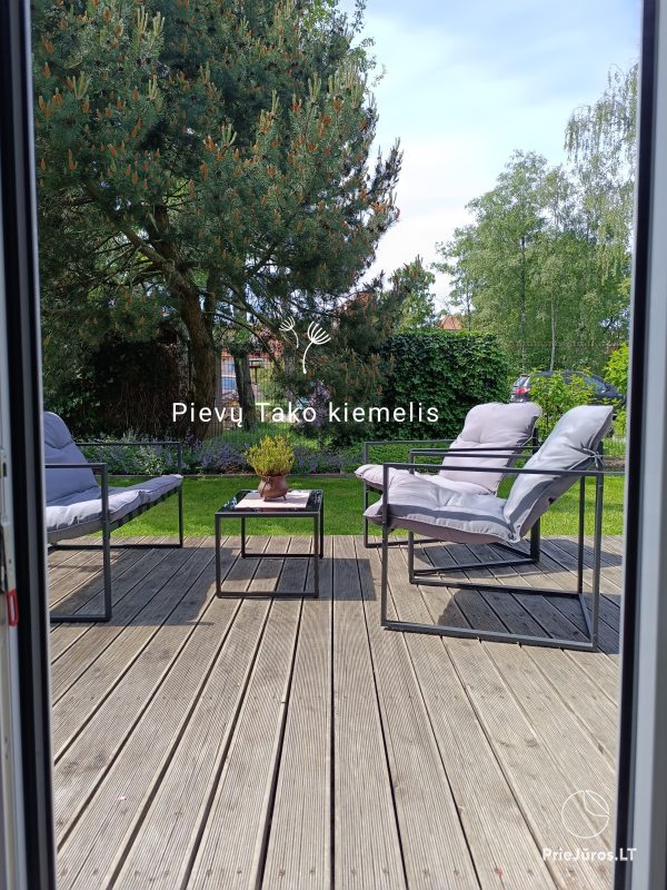 Apartments mit privatem Garten im Zentrum von Klaipėda