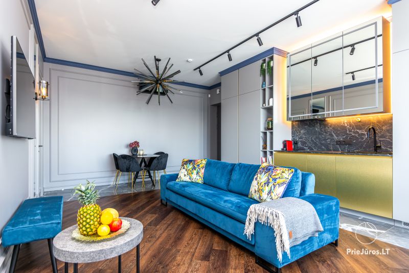 „Indigo“-Apartments im Unterhaltungskomplex „Mano Jūra 2“ in Kunigiškiai