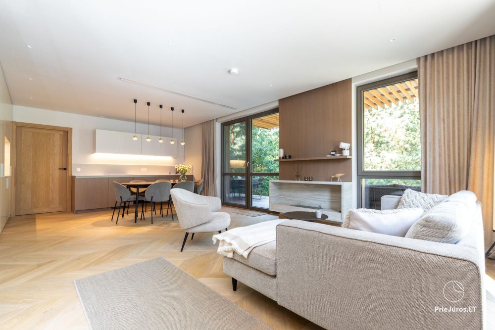 Moderne 4-Zimmer-Wohnung in Nida für bis zu 5 Personen