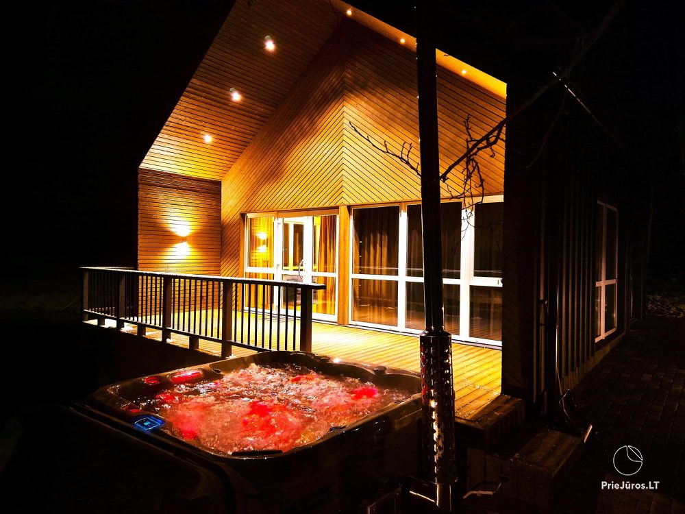 Traumhaus „Župė“ mit Whirlpool und Sauna