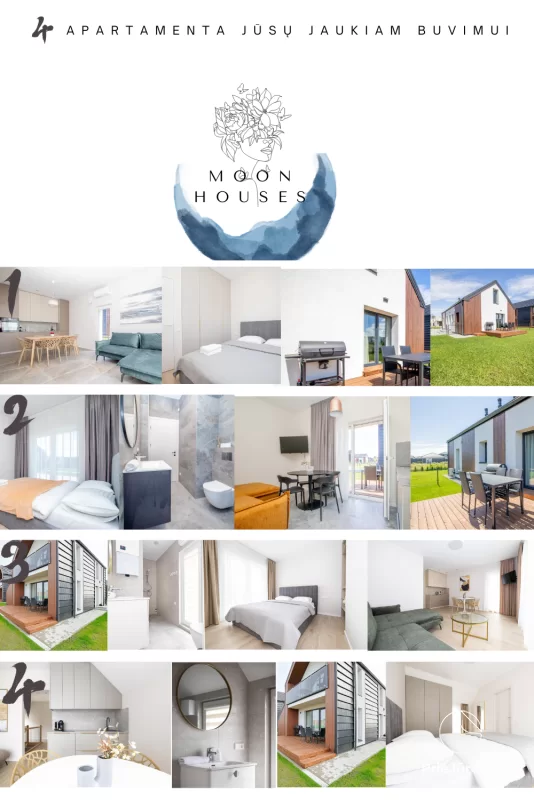 Moon Houses / Mondhäuser / Wohnungen in Kunigiškiai