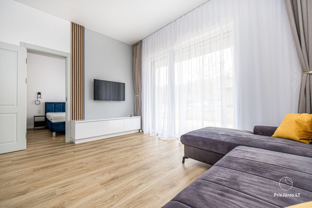 Einstöckiges Ferienhaus „Brauni Modern“ in Kunigiškiai
