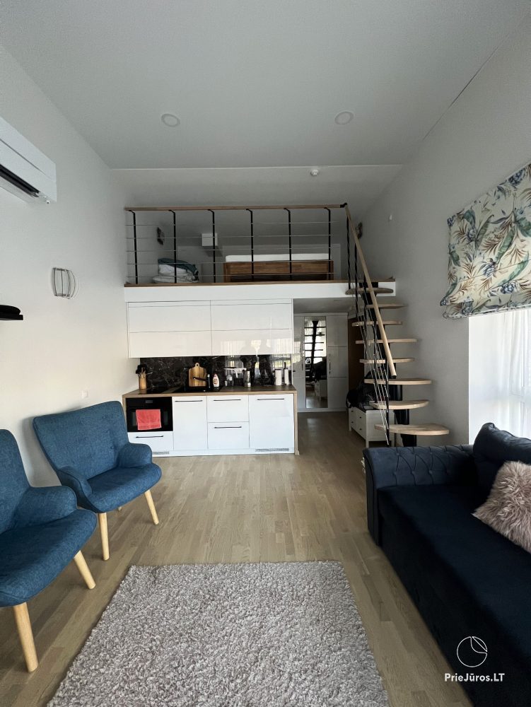 Modernes Loft in Šventoji - 800 m zum Meer - 1