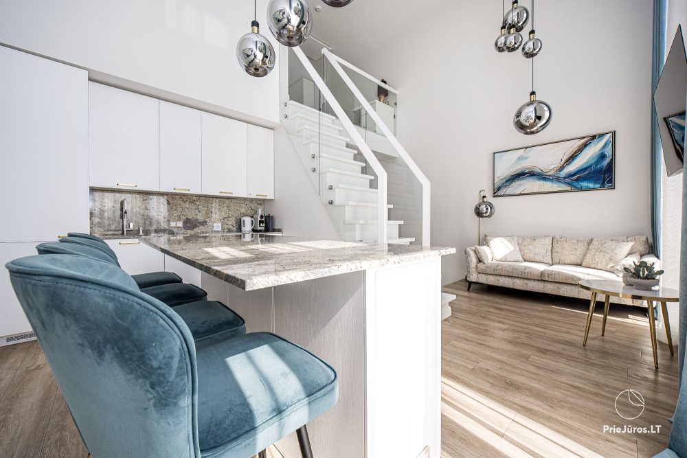 Burės Loft - Exklusives Design für Ihre hochwertige Erholung im Mano jūra 1 Komplex mit Pool, Whirlpool, Sauna