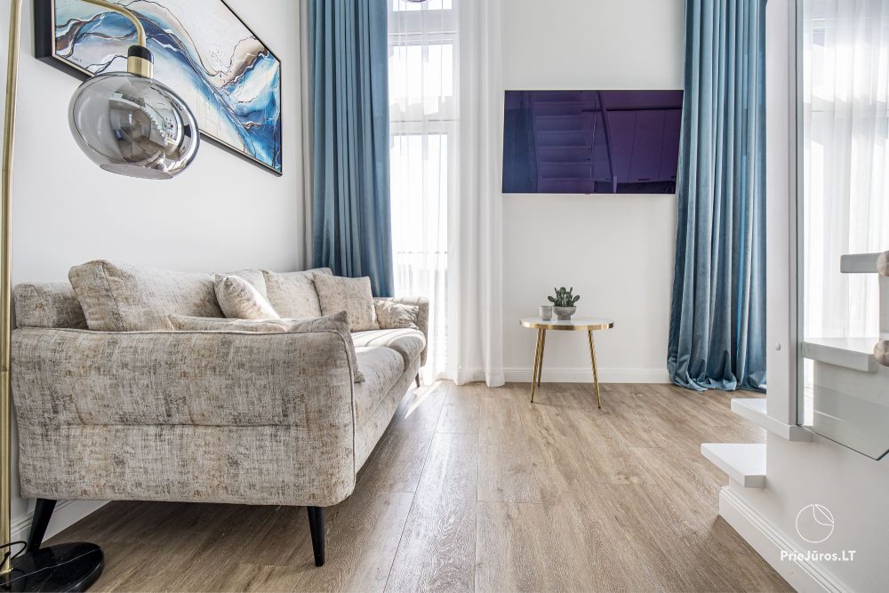 Burės Loft - Exklusives Design für Ihre hochwertige Erholung im Mano jūra 1 Komplex mit Pool, Whirlpool, Sauna